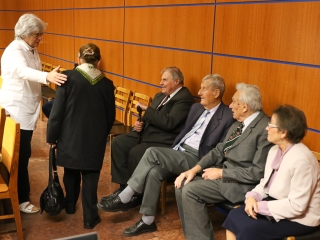 Arany, gyémánt és vas dilpomás orvosok köszöntése a kórházban - fotó: Ónodi Zoltán