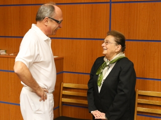 Arany, gyémánt és vas dilpomás orvosok köszöntése a kórházban - fotó: Ónodi Zoltán