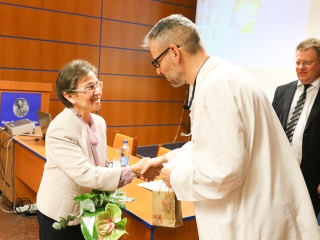 Arany, gyémánt és vas dilpomás orvosok köszöntése a kórházban - fotó: Ónodi Zoltán