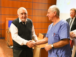 Arany, gyémánt és vas dilpomás orvosok köszöntése a kórházban - fotó: Ónodi Zoltán