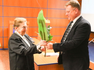 Arany, gyémánt és vas dilpomás orvosok köszöntése a kórházban - fotó: Ónodi Zoltán