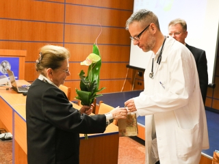 Arany, gyémánt és vas dilpomás orvosok köszöntése a kórházban - fotó: Ónodi Zoltán