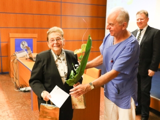 Arany, gyémánt és vas dilpomás orvosok köszöntése a kórházban - fotó: Ónodi Zoltán