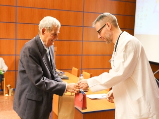 Arany, gyémánt és vas dilpomás orvosok köszöntése a kórházban - fotó: Ónodi Zoltán