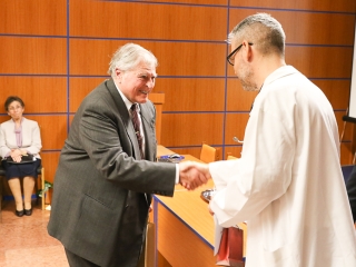 Arany, gyémánt és vas dilpomás orvosok köszöntése a kórházban - fotó: Ónodi Zoltán