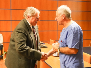 Arany, gyémánt és vas dilpomás orvosok köszöntése a kórházban - fotó: Ónodi Zoltán