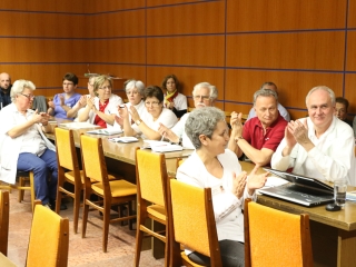 Arany, gyémánt és vas dilpomás orvosok köszöntése a kórházban - fotó: Ónodi Zoltán