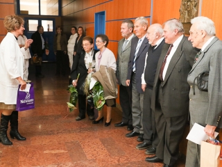 Arany, gyémánt és vas dilpomás orvosok köszöntése a kórházban - fotó: Ónodi Zoltán