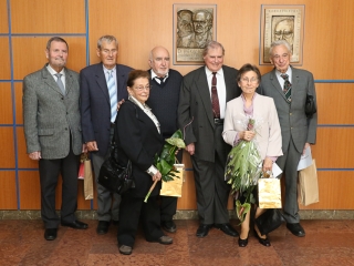 Arany, gyémánt és vas dilpomás orvosok köszöntése a kórházban - fotó: Ónodi Zoltán