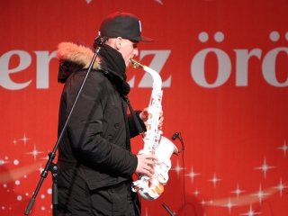 Coca-Cola Karácsonyi Karaván - Dunaújváros, 2015 - fotó: Sándor Judit