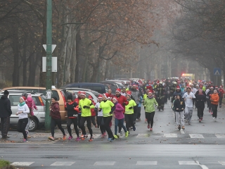 Mikulásfutás a Mentőszolgálatért - fotó: Ónodi Zoltán