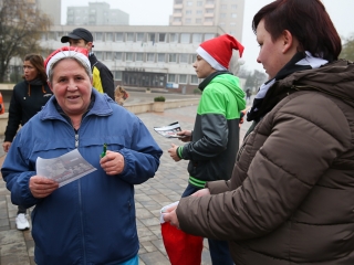 Mikulásfutás a Mentőszolgálatért - fotó: Ónodi Zoltán