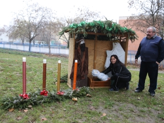 Mikulás a Római városrészi adventen - fotó: Ónodi Zoltán
