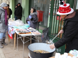 Mikulás a Római városrészi adventen - fotó: Ónodi Zoltán