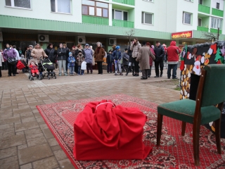 Mikulás a Római városrészi adventen - fotó: Ónodi Zoltán