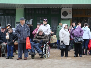 Mikulás a Római városrészi adventen - fotó: Ónodi Zoltán