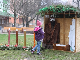 Mikulás a Római városrészi adventen - fotó: Ónodi Zoltán