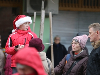 Mikulás a Római városrészi adventen - fotó: Ónodi Zoltán
