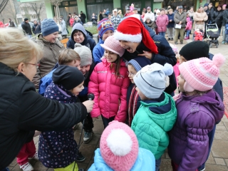 Mikulás a Római városrészi adventen - fotó: Ónodi Zoltán