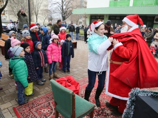 Mikulás a Római városrészi adventen - fotó: Ónodi Zoltán