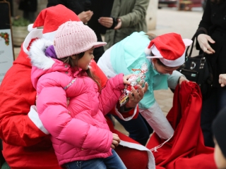 Mikulás a Római városrészi adventen - fotó: Ónodi Zoltán