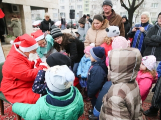 Mikulás a Római városrészi adventen - fotó: Ónodi Zoltán
