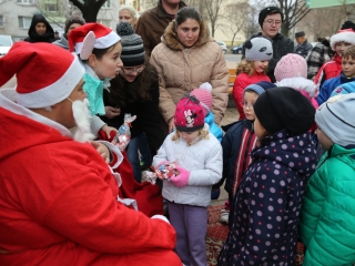 Mikulás a Római városrészi adventen - fotó: Ónodi Zoltán