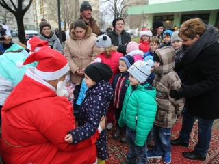 Mikulás a Római városrészi adventen - fotó: Ónodi Zoltán