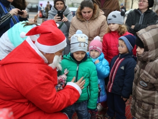 Mikulás a Római városrészi adventen - fotó: Ónodi Zoltán