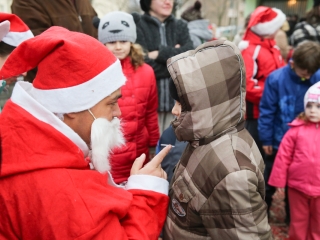 Mikulás a Római városrészi adventen - fotó: Ónodi Zoltán