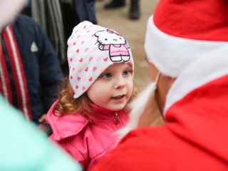 Mikulás a Római városrészi adventen - fotó: Ónodi Zoltán