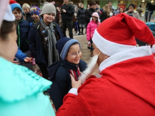 Mikulás a Római városrészi adventen - fotó: Ónodi Zoltán