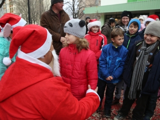 Mikulás a Római városrészi adventen - fotó: Ónodi Zoltán