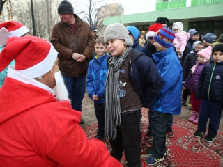 Mikulás a Római városrészi adventen - fotó: Ónodi Zoltán