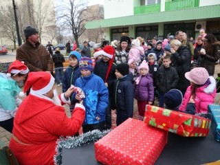 Mikulás a Római városrészi adventen - fotó: Ónodi Zoltán