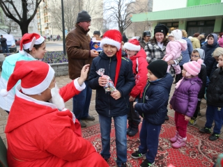 Mikulás a Római városrészi adventen - fotó: Ónodi Zoltán