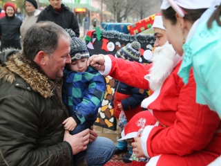 Mikulás a Római városrészi adventen - fotó: Ónodi Zoltán