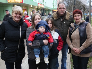 Mikulás a Római városrészi adventen - fotó: Ónodi Zoltán