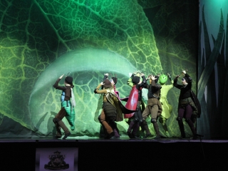 Bogármese a gyerekeknek a sportcsarnokban - fotó: Ónodi Zoltán