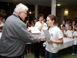 Kiállítás és díjátadó az Arany iskola rajztagozatának jubileumán - fotó: Sándor Judit