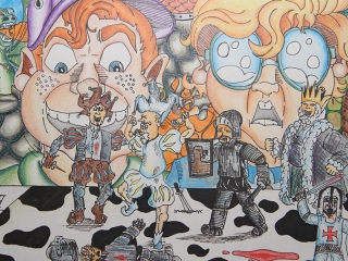 Kiállítás és díjátadó az Arany iskola rajztagozatának jubileumán - fotó: Sándor Judit