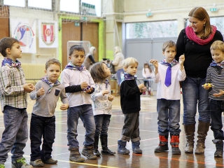 Jótékony Angyalok a sportcsarnokban - fotó: Sándor Judit