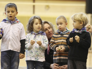 Jótékony Angyalok a sportcsarnokban - fotó: Sándor Judit