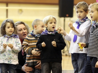 Jótékony Angyalok a sportcsarnokban - fotó: Sándor Judit