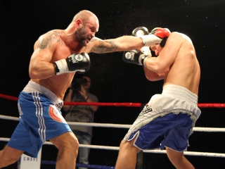 Bokszgála a sportcsarnokban - fotó: Sándor Judit