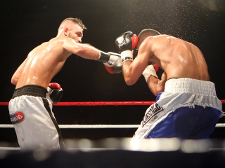 Bokszgála a sportcsarnokban - fotó: Sándor Judit