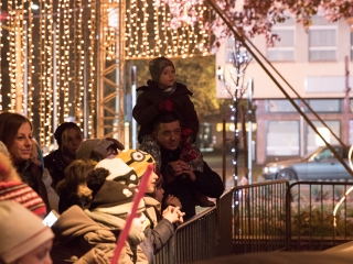 Adventi forgatag a főtéren - fotó: Ónodi Zoltán