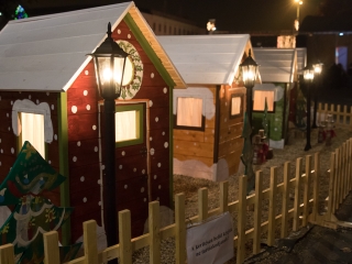 Adventi forgatag a főtéren - fotó: Ónodi Zoltán
