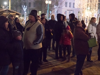 Adventi forgatag a főtéren - fotó: Ónodi Zoltán