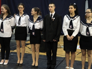 A Kereskedelmi iskola szalagtűzési ceremóniája - fotó: Sándor Judit